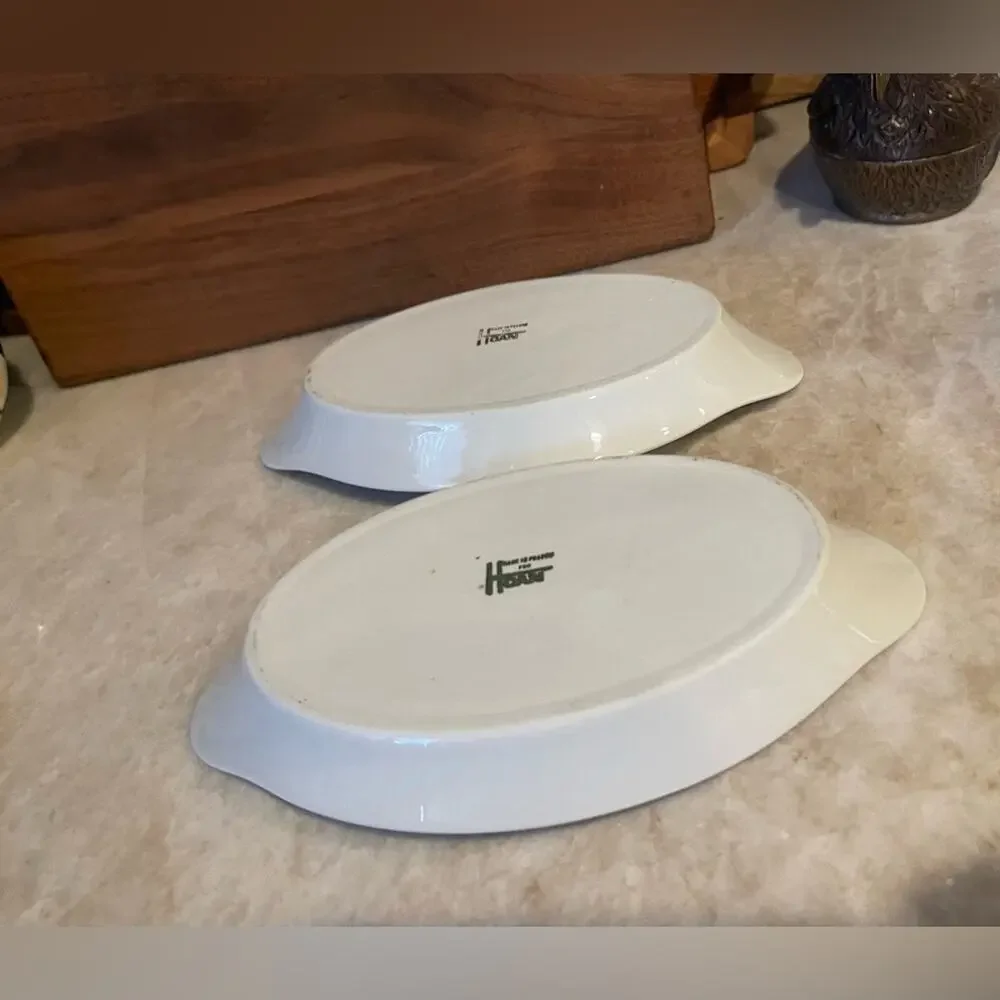 Hoan French Porcelain eared gratin dishes -2